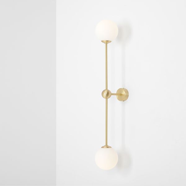 Kinkiet Mae L - Artera & Ardant - do sypialni w stylu Art Deco