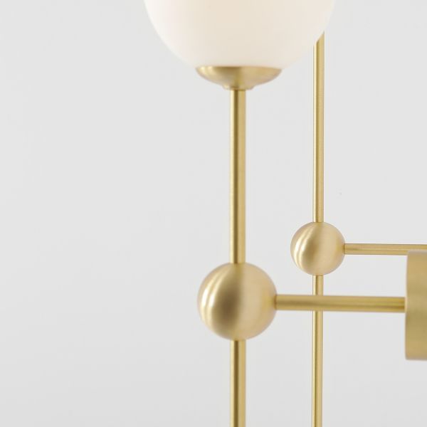 Kinkiet Mae L - Artera & Ardant - do sypialni w stylu Art Deco