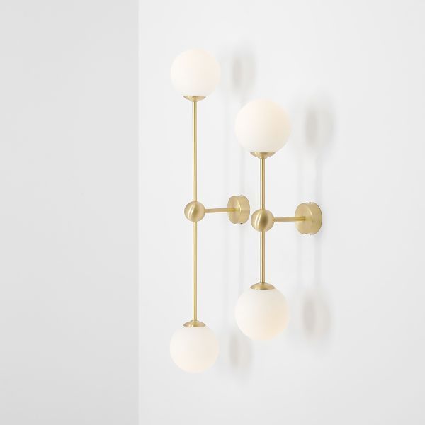 Kinkiet Mae L - Artera & Ardant - do sypialni w stylu Art Deco