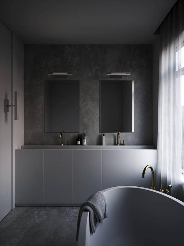 Kinkiet Otis 40 - Nordlux - srebrny, oświetlenie lustra łazienkowego