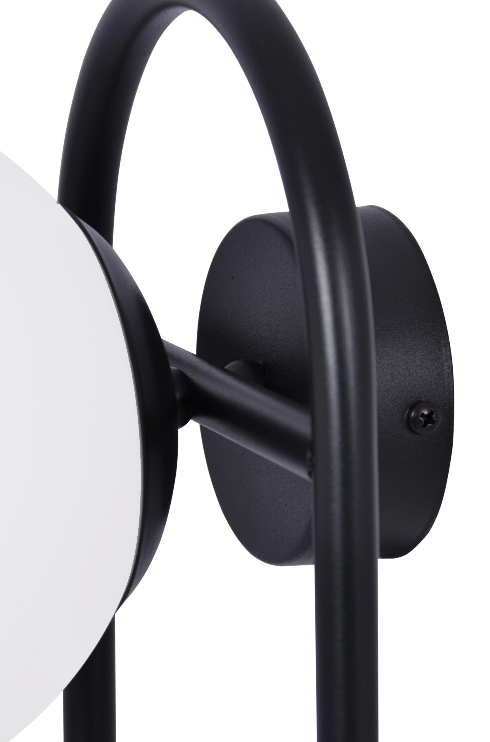 Kinkiet z kolekcji Finestra - Kaja - czarna podstawa, eliptyczny kształt