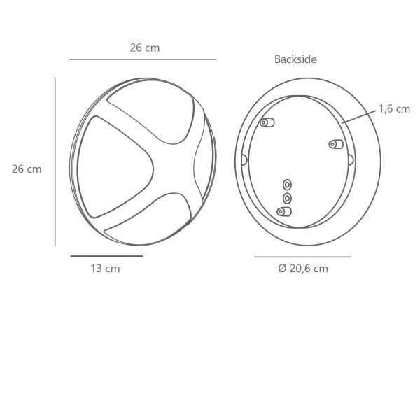 Kinkiet zewnętrzny Cross 25 - czarny, IP54, na elewację budynku