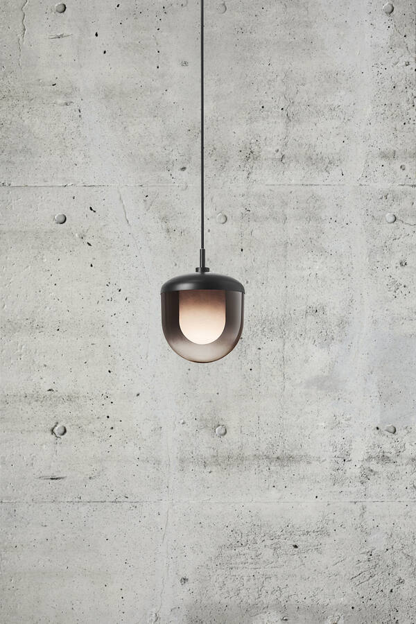 Lampa Magia 18 z podwójnym szklanym kloszem - do salonu, do sypialni