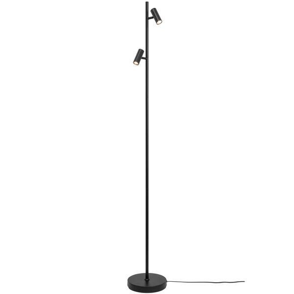 Lampa podłogowa Omari - LED, ze ściemniaczem, do sypialni i salonu