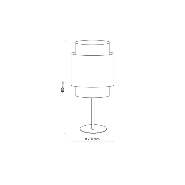 Lampa stołowa Boho Nature - TK Lighting - na stolik nocny do sypialni