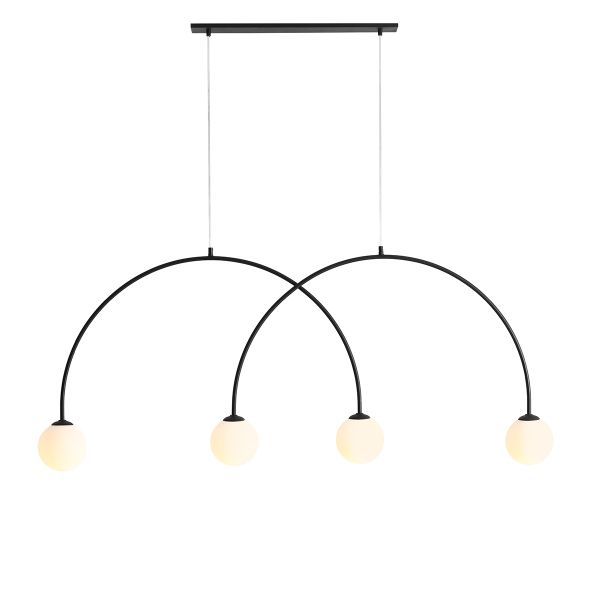 Lampa wisząca Lea 4 L - Artera & Ardant - nad duży stół w jadalni