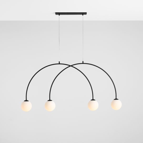 Lampa wisząca Lea 4 S - Artera & Ardant - do eleganckiego salonu i jadalni