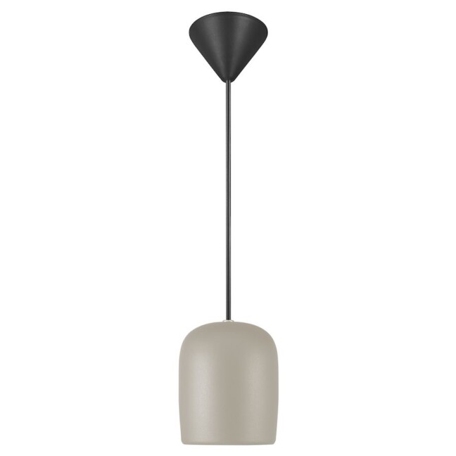 Mała lampa wisząca Notti - Nordlux - szara, dodatek w skandynawskim stylu