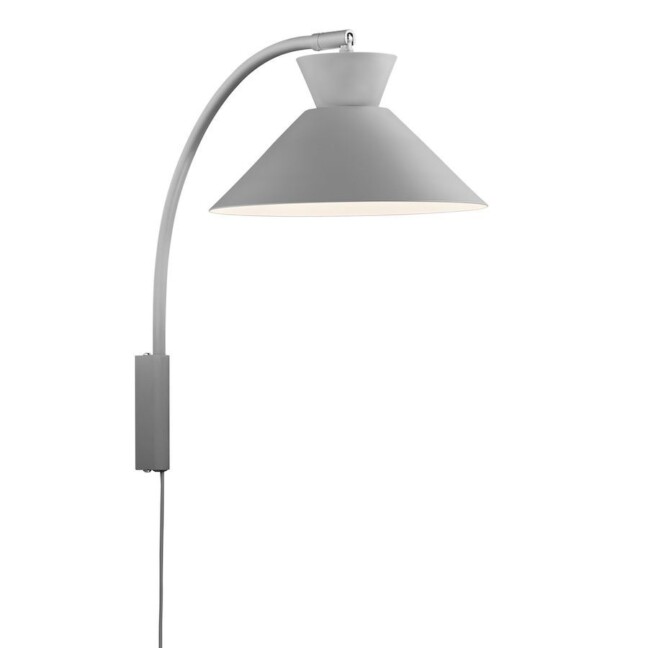 Minimalistyczny kinkiet Dial - Nordlux - nad stolik nocny w sypialni