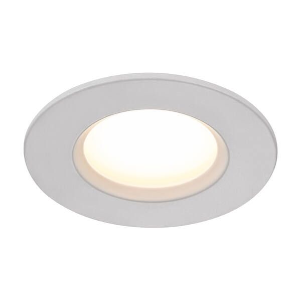 Białe oczko sufitowe Dorado - Nordlux - moduł LED, IP65, do łazienki