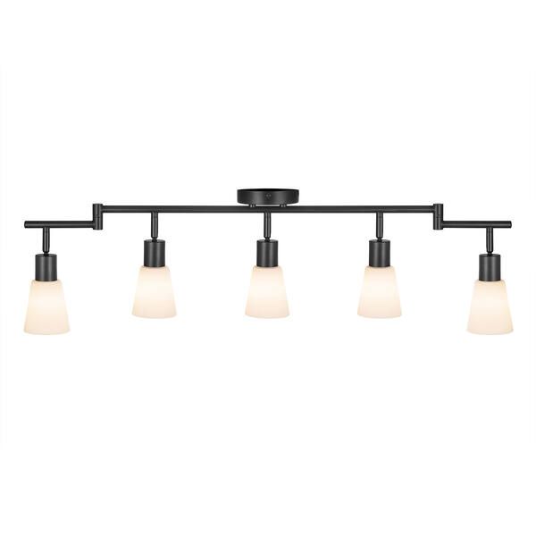 Podłużna lampa sufitowa Cole - Nordlux - szklane, regulowane klosze