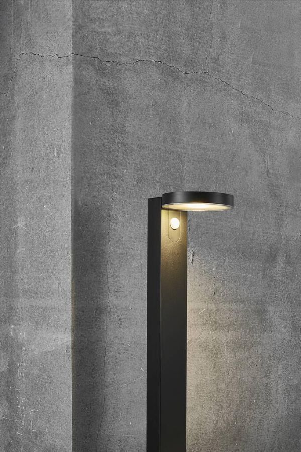 Słupek ogrodowy Rica Round - Nordlux - Solarny, z czujnikiem ruchu