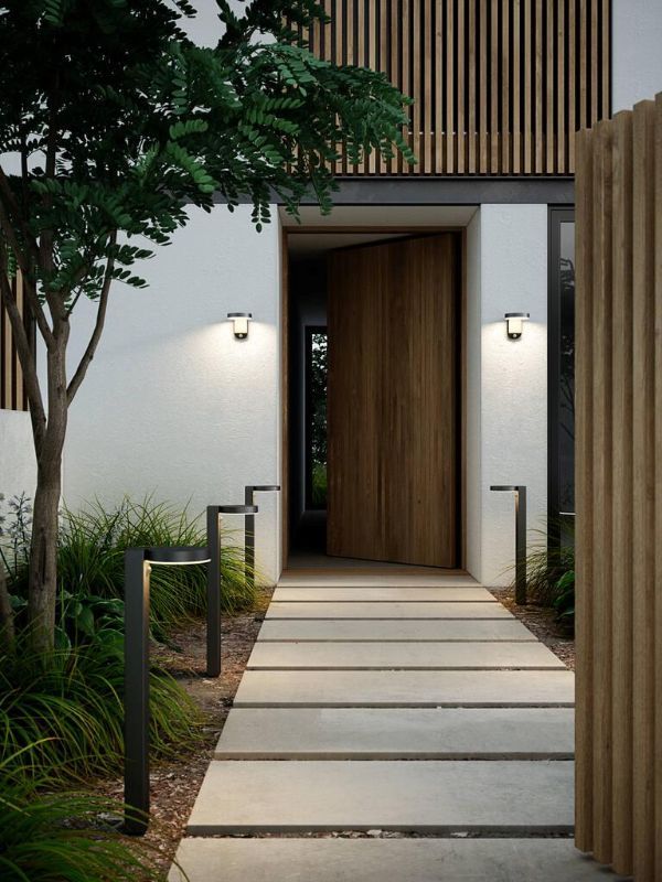 Słupek ogrodowy Rica Round - Nordlux - Solarny, z czujnikiem ruchu