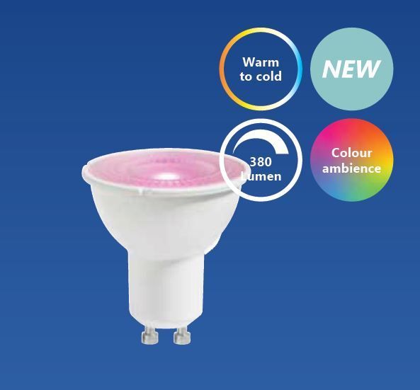 Żarówka GU10 Smart - z możliwością regulacji koloru i natężenia światła