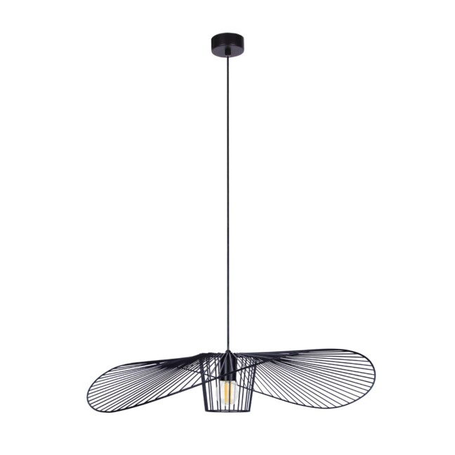 Nowoczesna lampa wisząca Kapelusz - Kaja - do salonu w stylu skandynawskim