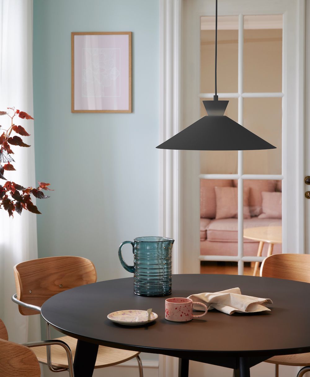 Szeroka lampa wisząca Dial 2213353003 - Nordlux - nad stół kuchenny