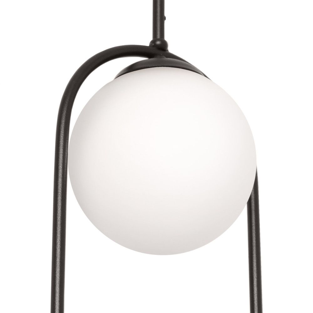 Lampa wisząca Parva - 2 szklane klosze K-5101