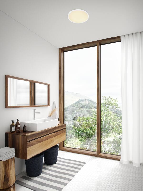 Plafon Oja 60 - Nordlux - 3-stopniowe ścienianie, do hallu