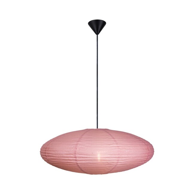 Różowy lampion Villo - Nordlux - papierowy