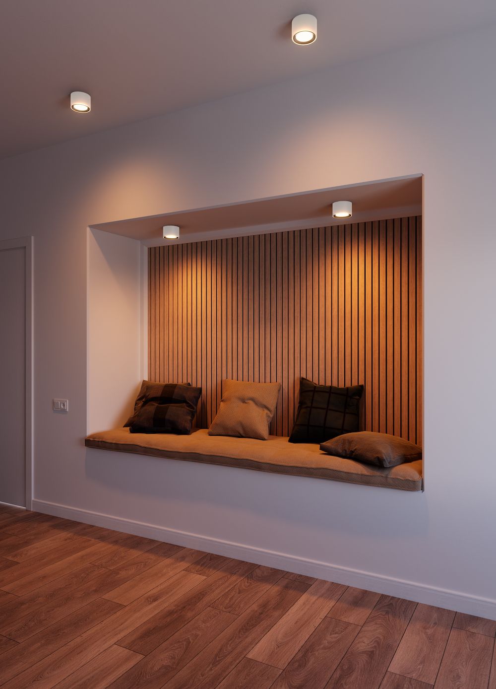 Sufitowa lampa Landon 8 - w korytarzu, łazience