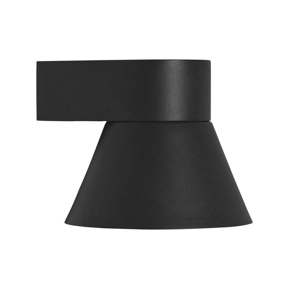 Nowoczesny kinkiet elewacyjny Kyklop Cone - czarny