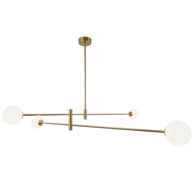 Złota lampa wisząca Cape Town - do strefy relaksu