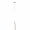 Wisząca lampa Riva 1 w odcieniu beżu