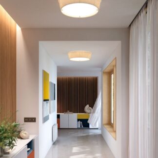 Kremowa lampa sufitowa Plafonet 60 LED