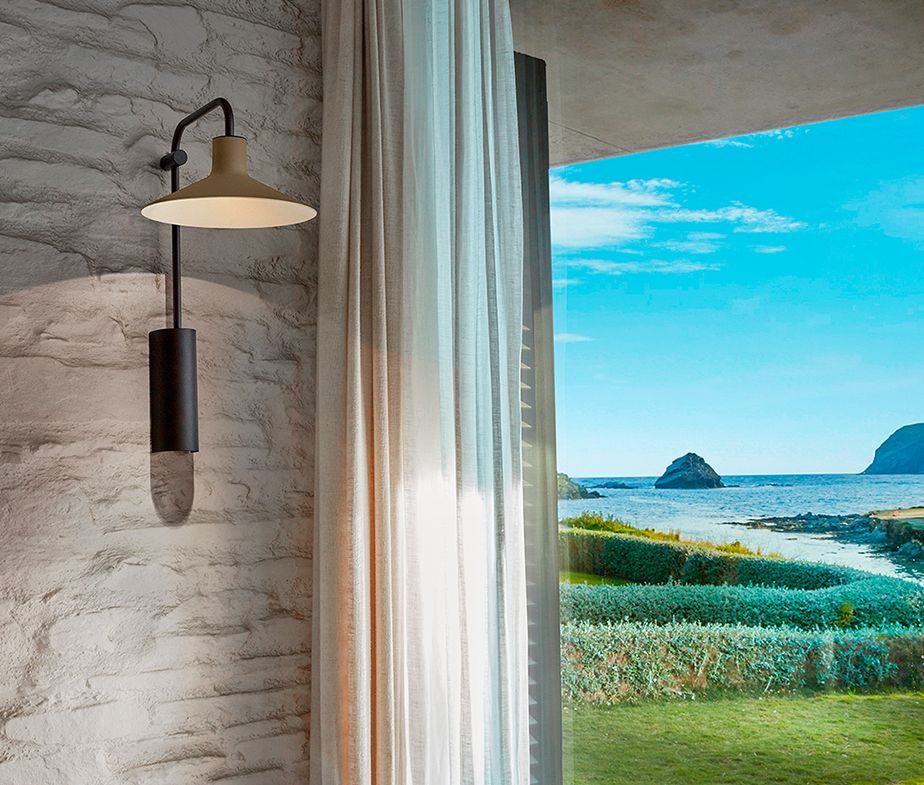 Kinkiet Platet A/02 w odcieniu oliwkowej szarości