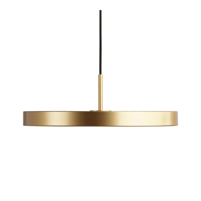 Złota lampa wisząca Asteria z wbudowanym oświetleniem LED