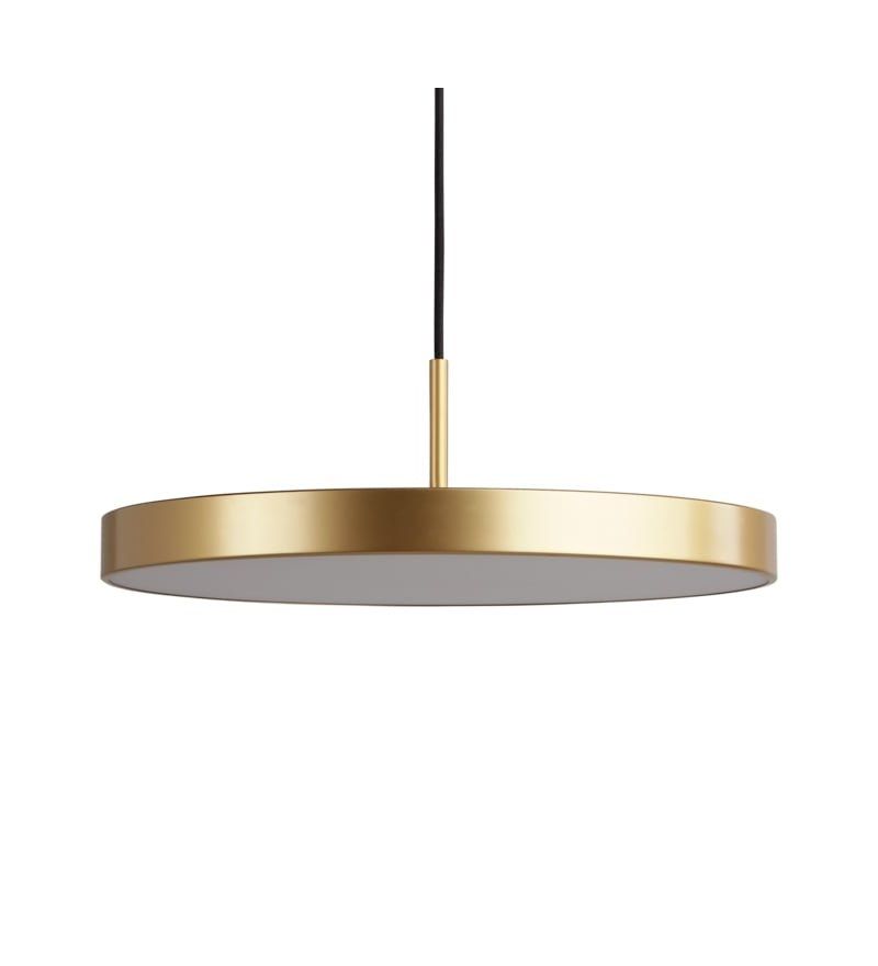 Złota lampa wisząca Asteria z wbudowanym oświetleniem LED