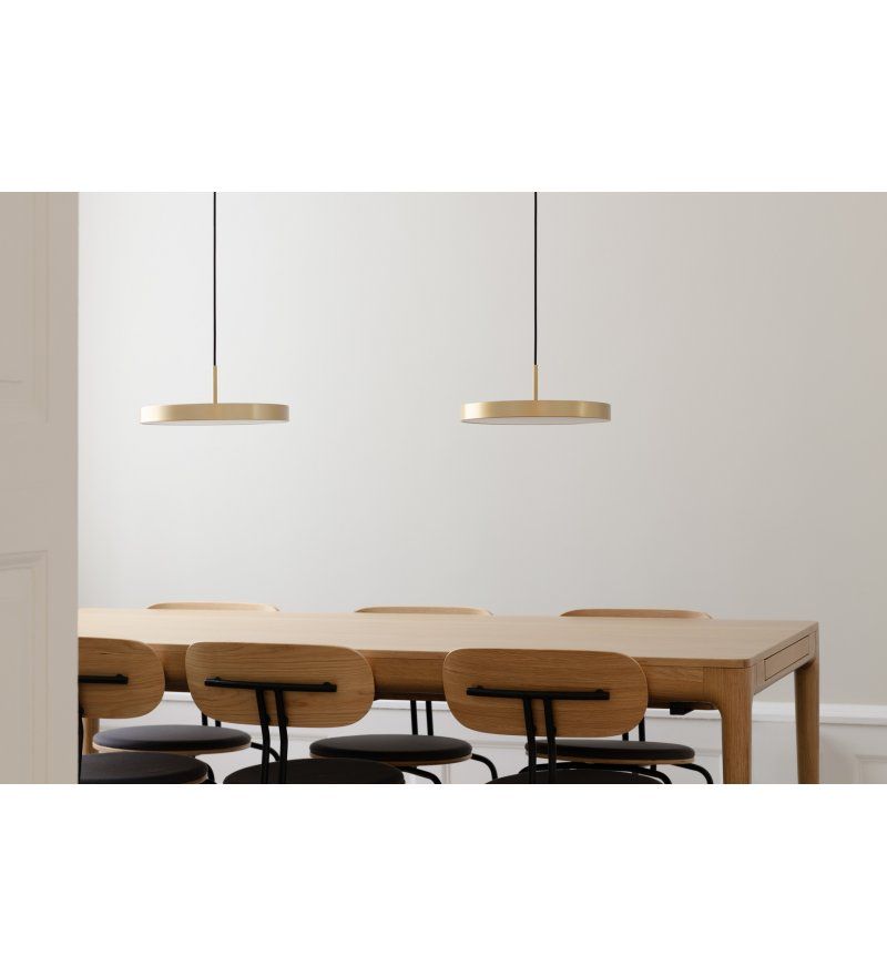 Złota lampa wisząca Asteria Mini LED