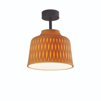 Lampa sufitowa Soft PF/30 Outdoor w kolorze ochry, o klasie szczelności IP44