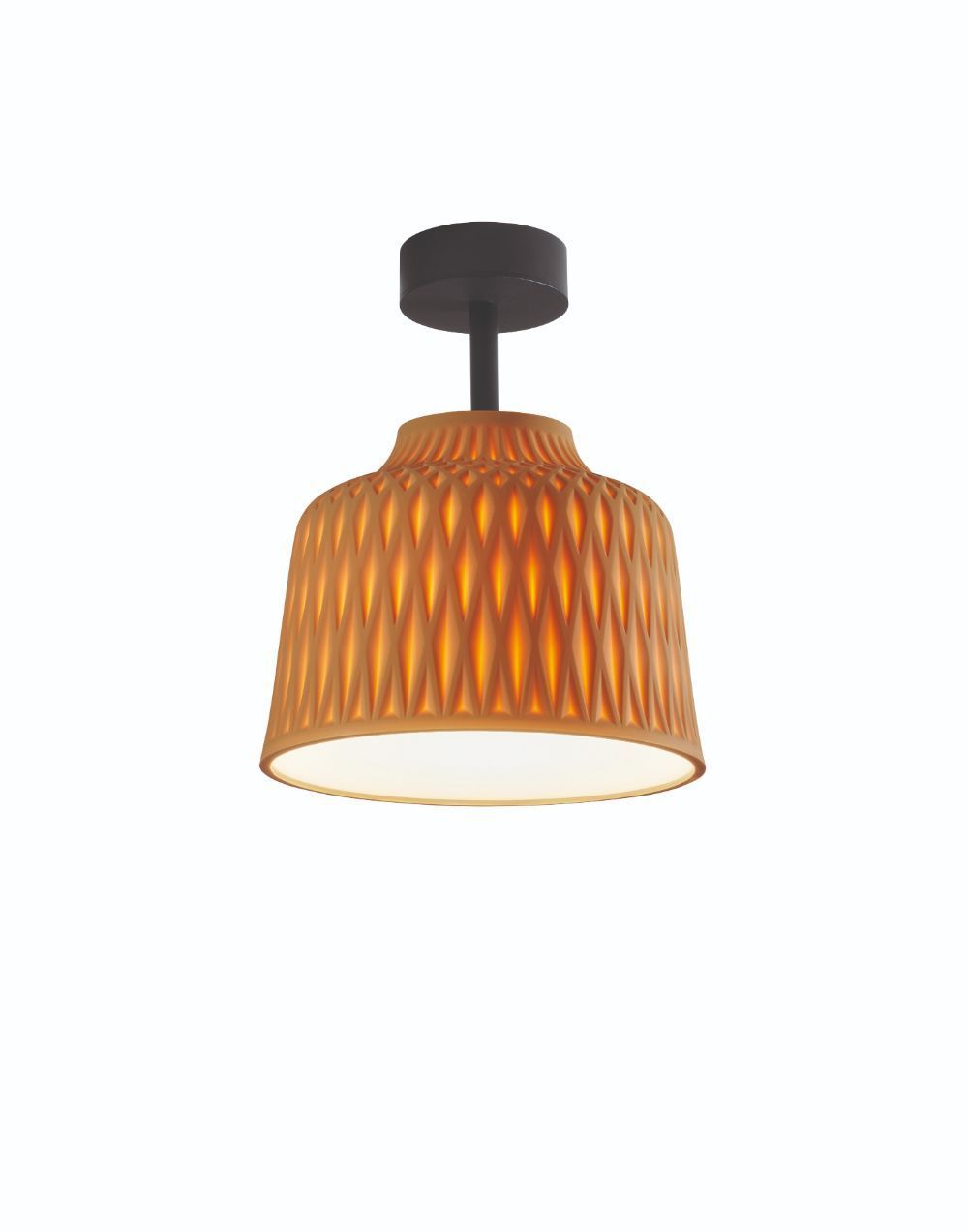 Lampa sufitowa Soft PF/30 Outdoor w kolorze ochry, o klasie szczelności IP44