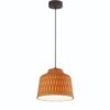 Żółta wisząca lampa Soft S/30 Outdoor o klasie szczelności IP44