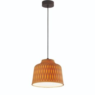 Żółta wisząca lampa Soft S/30 Outdoor o klasie szczelności IP44
