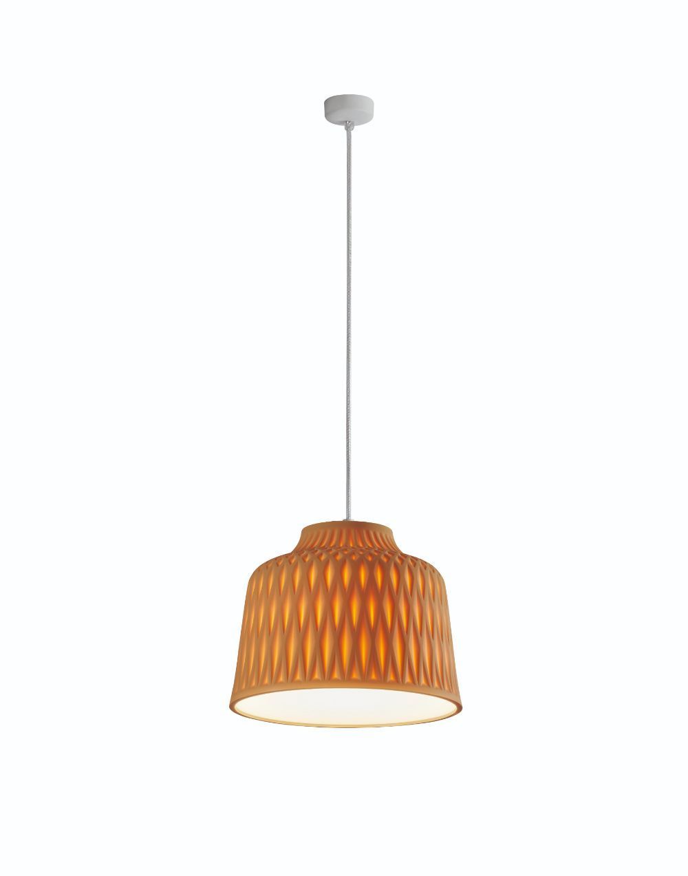Nowoczesna wisząca lampa Soft S/30 w kolorze ochry