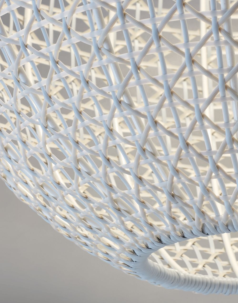 Wisząca lampa zewnętrzna Nans Sphere S/60 w kolorze brązowym