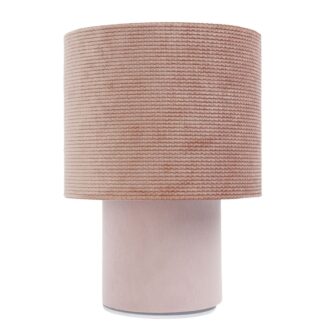 Lampa stołowa Smile w odcieniu jasnego różu