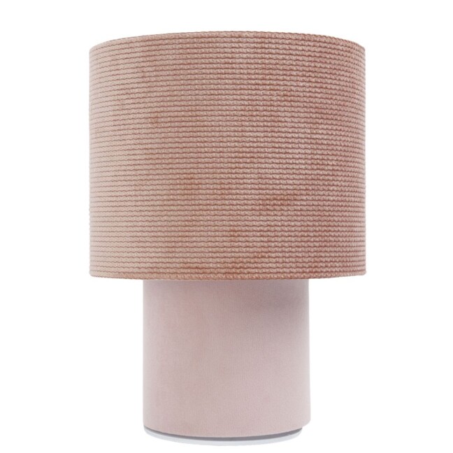 Lampa stołowa Smile w odcieniu jasnego różu
