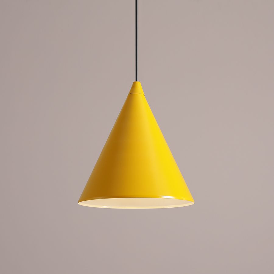 Wisząca lampa Form w musztardowym odcieniu z ekskluzywnej kolekcji Artera Colours