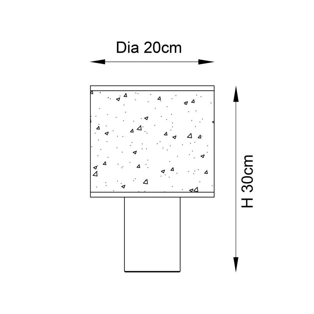 Drewniana lampa stołowa Durban z abażurem w naturalnym kolorze