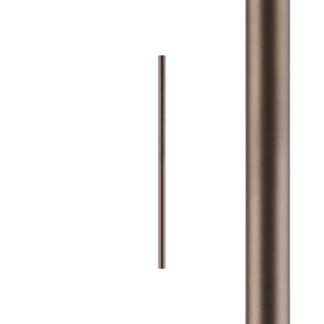 Satynowy klosz Cameleon Laser 490 w brązowym odcieniu