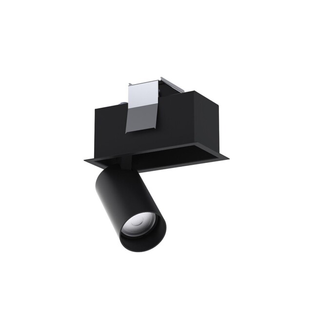 Czarna lampa sufitowa Mono Deep, idealna do salonu