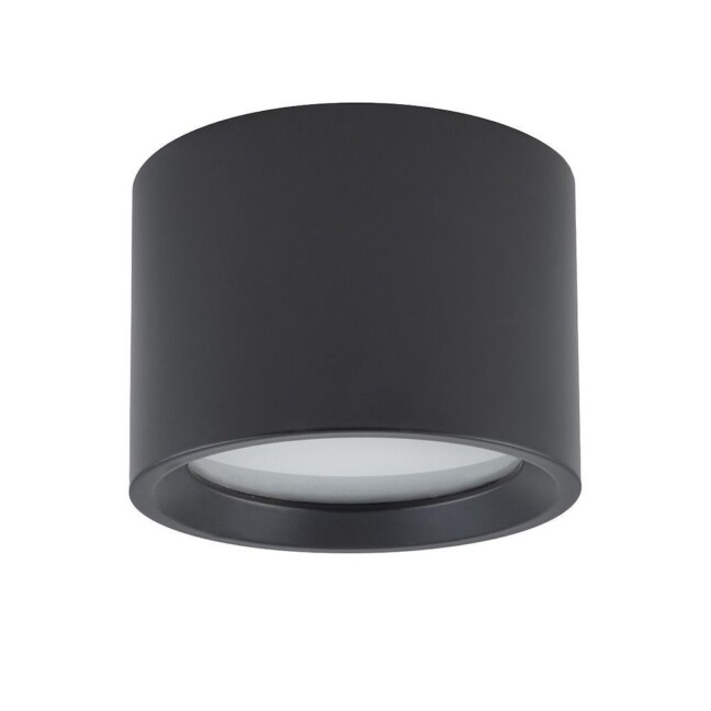 Czarna lampa sufitowa Bol, IP54