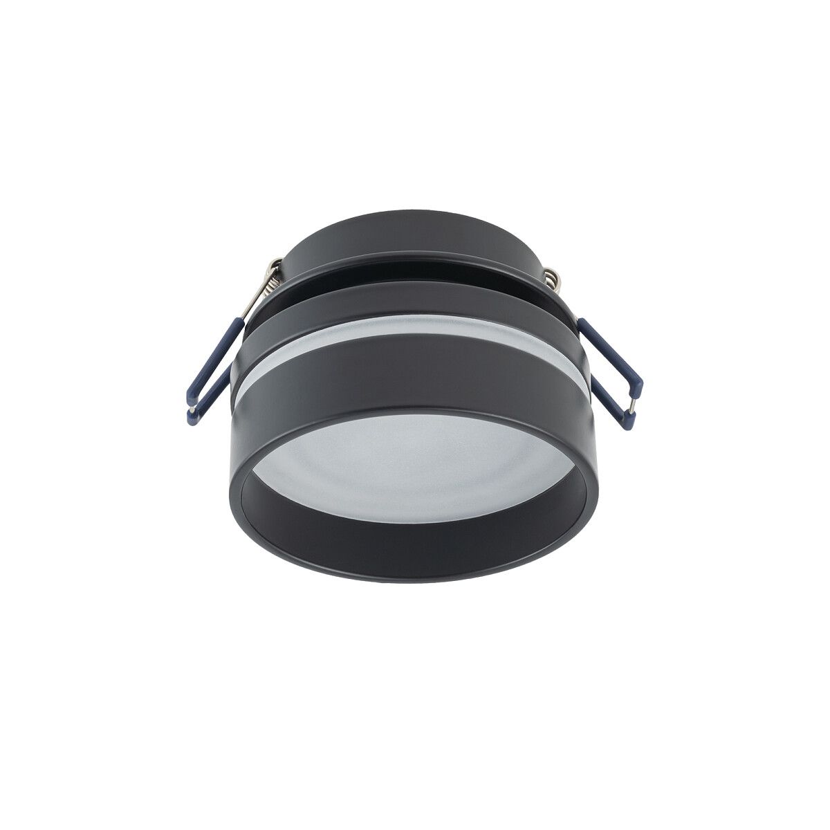 Czarna podtynkowa lampa Mljet idealnie sprawdzi się w sypialni