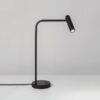 Czarna lampa stołowa Enna z oświetleniem LED