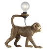 Złota stołowa lampa Capuchin idealna do salonu