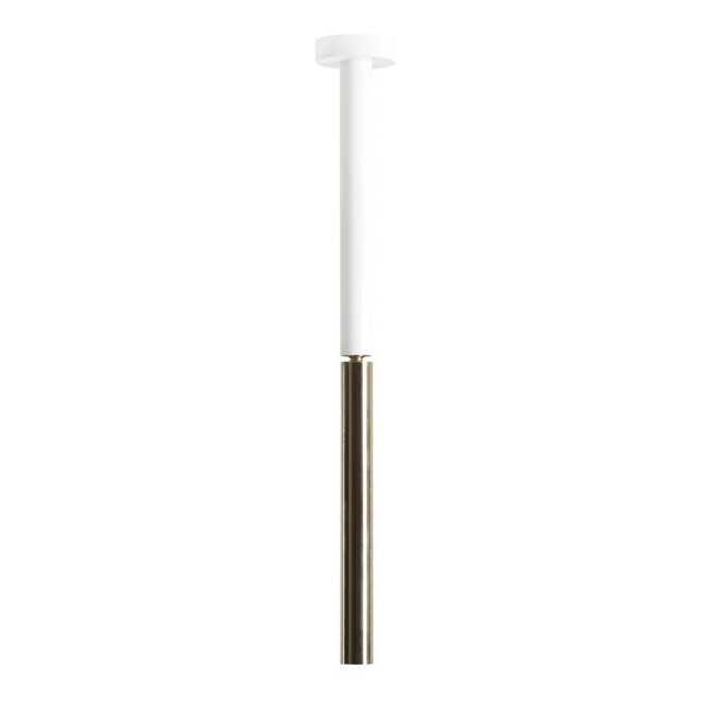 Lampa sufitowa Stick S w kolorach bieli i złota, idealna do kuchni