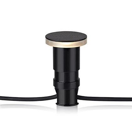 Czarna oprawa wpuszczana Garden 24 - 6 mm, IP44